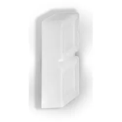 Schneider Electric ZBW008A Schutzkappe, doppelt f. Doppeldrucktaster Ø 22mm, farblos, 10 Stück
