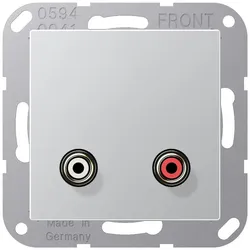 Jung Multimedia-Anschluss alu MA A 1021 AL