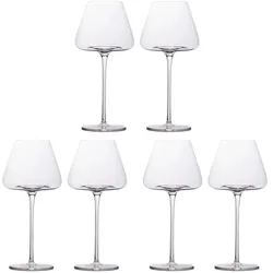 Intirilife Wein Glas Set, Weingläser, Transparent