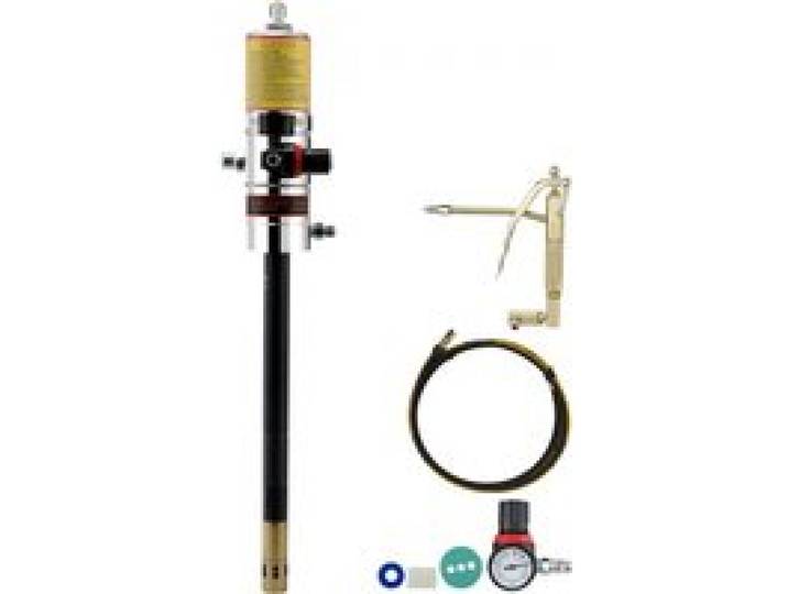 VEVOR Fettpumpe Luftbetriebene Fettpumpe mit 50:1 Druckverhältnis, 3,96 m Hochdruckschlauch und Fettpresse, Pneumatische Fettpumpe, Tragbare Schmierfettpumpe mit um 360° Schwenkbarem Fettpressenkopf