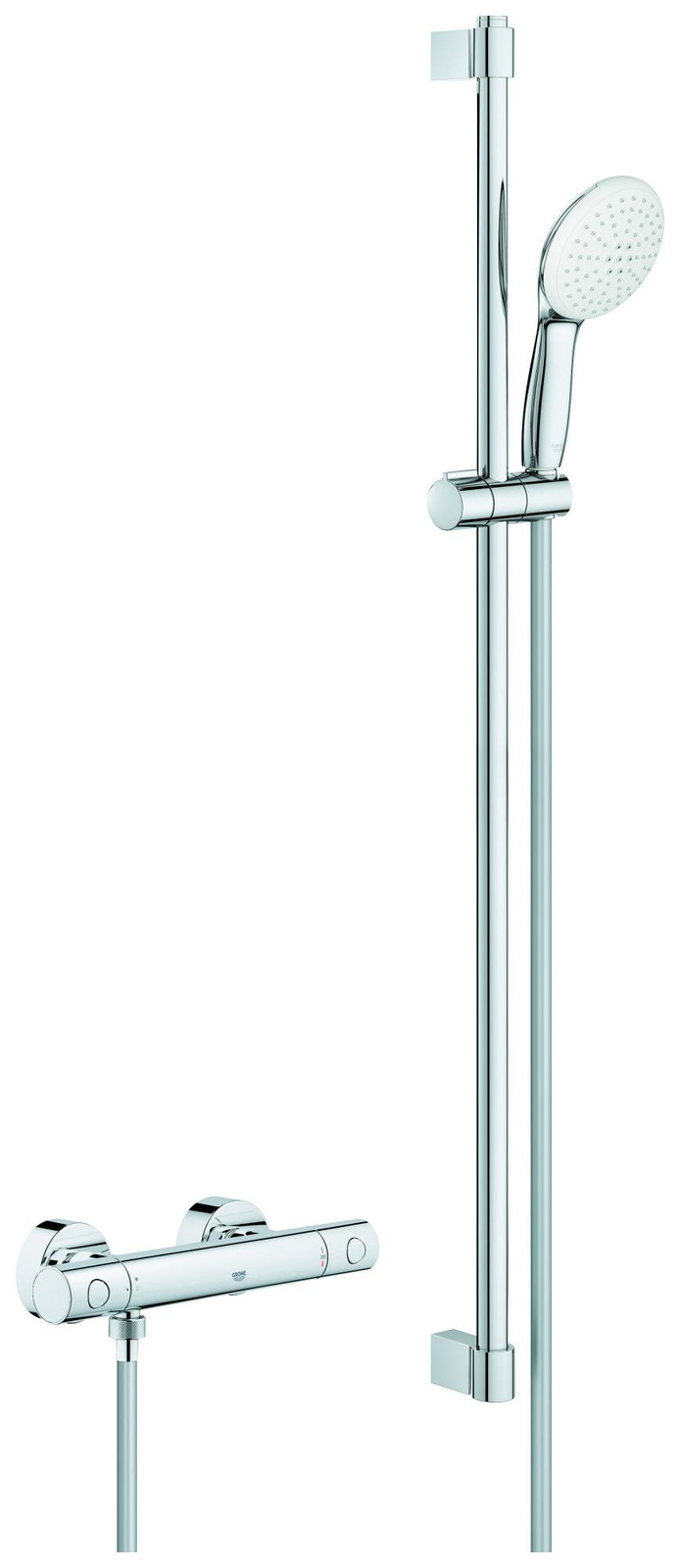 Grohe Grohtherm 800 Cosmopolitan thermostaatdouchekraan met sprayfunctie