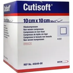 CUTISOFT Vlieskompressen steril 10x10 cm 100 St