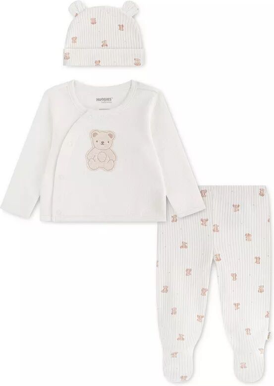 HUGGIES - Pyjama-Set, 9M, Ecru