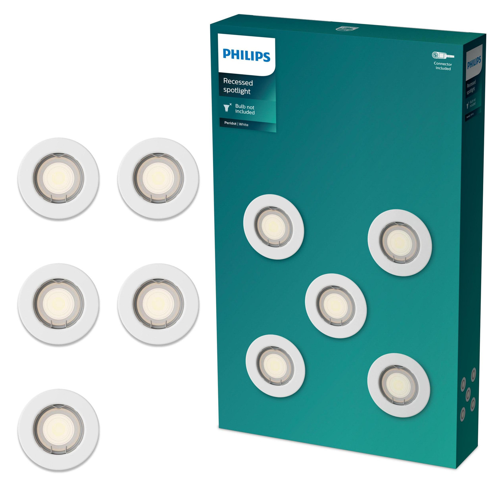 Philips LED Inbouwspot Wit