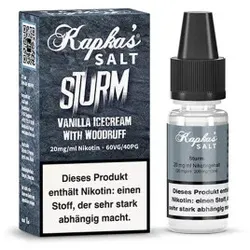 Sturm NicSalt 20mg 10ml Liquid by Kapka’s Flava