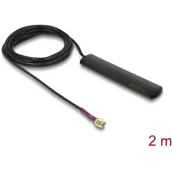 DELOCK GSM-Antenne SMA 2,0dBi 2.00m Klebemontage
