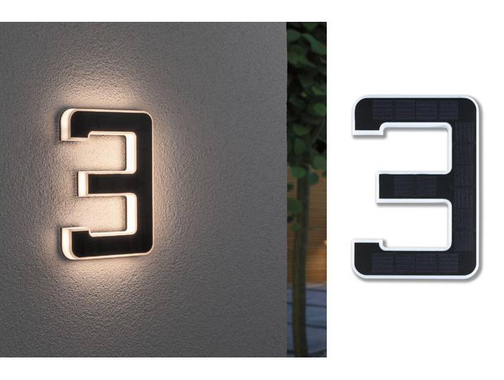 Paulmann Solar LED Hausnummernleuchte Nummer 3