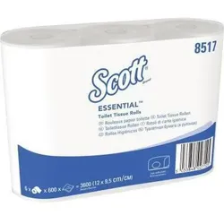 Scott Toilettenpapier 8517 2lagig 600Blatt weiß 6 Rl./Pack.