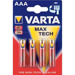 VARTA V2400 MAX-Tech Blister 4er #4703 (AAA) LR3