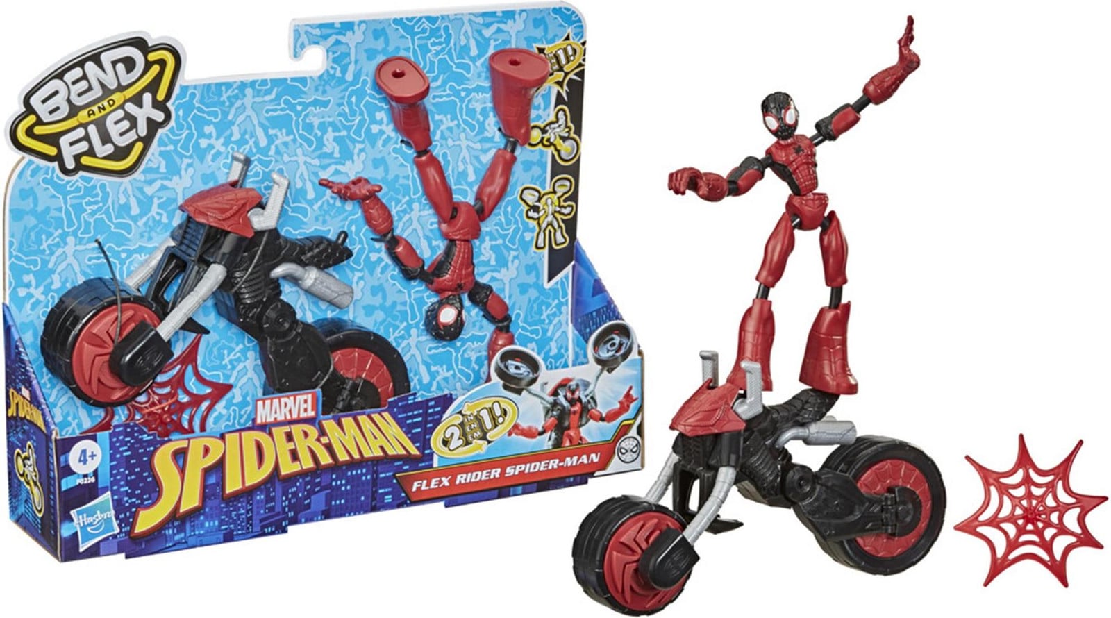 Hasbro Spiderman motorfiets