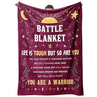 Fleecedecken Überwurfdecke für die Couch Geschenk Inspirierendes Zitat Motivierend Positiv Sofa Bett Dekorative Decke Warme Decke Wohndeko