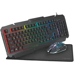 LogiLink ID0185 Tastatur Maus enthalten Gaming USB QWERTY Englisch Schwarz