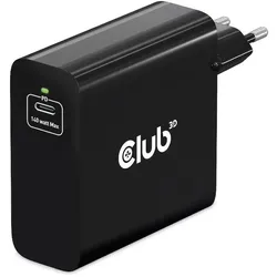 Club 3D Club3D Ladegerät 1xUSB Typ C, PD 140W retail (140 W, 1 Port), USB Ladegerät, Schwarz