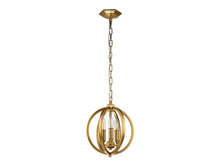 Elstead Lighting Hängeleuchte, Messingfarben, Metall, Kugel, 50.8 cm, RoHS, Lampen & Leuchten, Innenbeleuchtung, Hängelampen, Pendelleuchte
