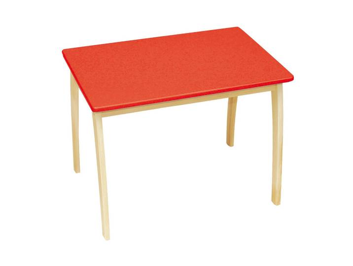 Roba Kindertisch, Rot, Rechteckig, 76x56x52 cm, Babymöbel & Kindermöbel, Babyzimmer, Kindersessel & Kindertische