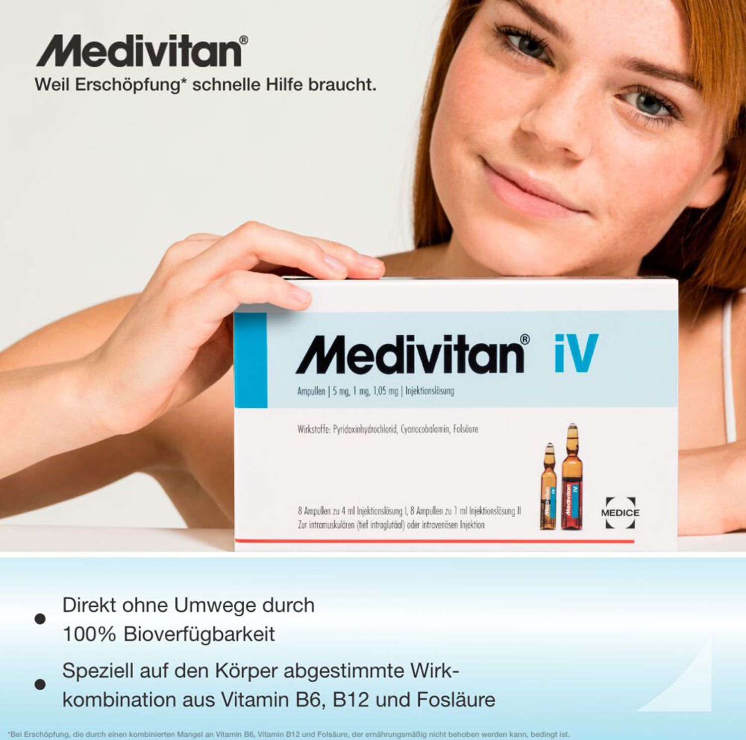 Medivitan iV Injektionslösung in Amp.-Paare 8 St Ampullenpaare