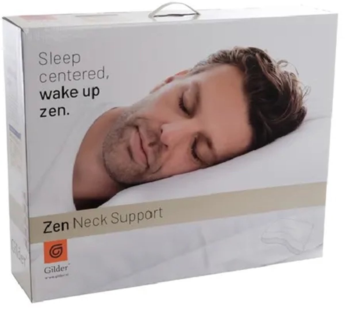 Gilder ZEN SUPPORT kussen met neksteun Extra Firm, 60 x 70 cm