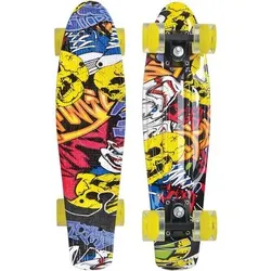 SCHILDKRÖT Skateboard Retro Skateboard FREE SPIRIT 22 ́ Party, Größe ONE SIZE in Bunt Bunt