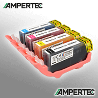 4 Ampertec Tinten ersetzt Canon CLI-526 Multipack KCMY CLI-526KIT