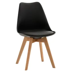 CLP Stuhl Linares Stoff   Farbe: schwarz, Material: Stoff