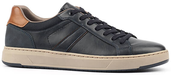 Lazy Dogz Mens Phillip Navy Trainers