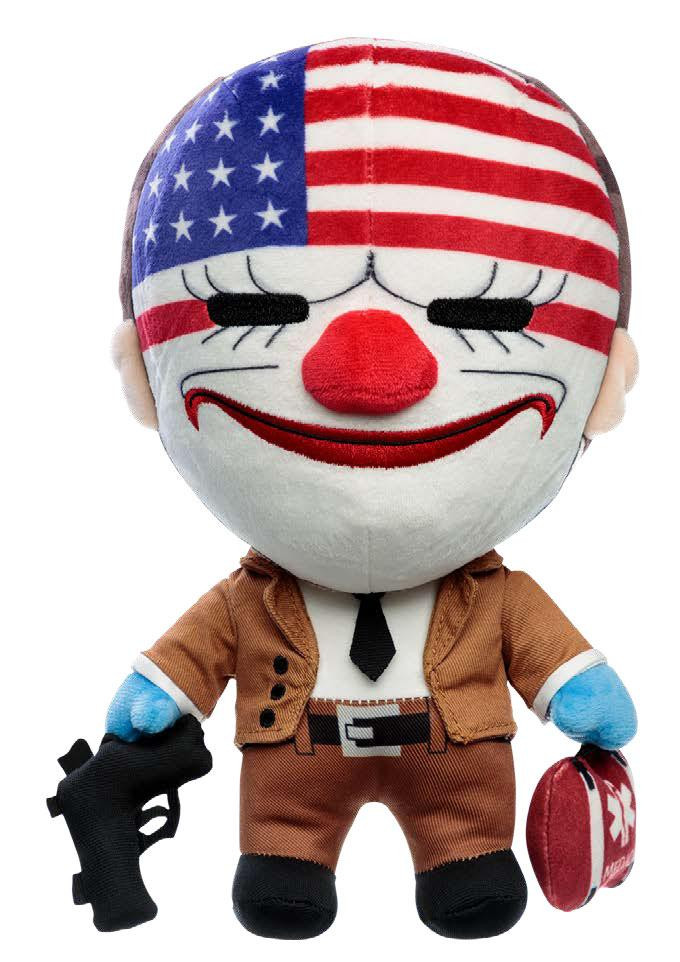 DEVplus Payday Pluche figuur Dallas, 27 cm