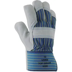Uvex, Schutzhandschuhe, Schutzhandschuh top grade 8300, Rindspaltleder/Baumwolle, EN 388: 4144 X, Gelenk- u. Knöchel... (9)