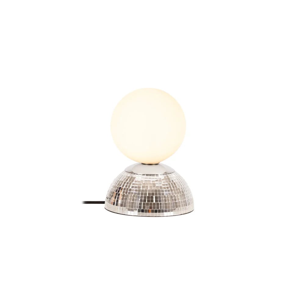 Lucide GLITZER Tafellamp Zilver Ø 14 cm