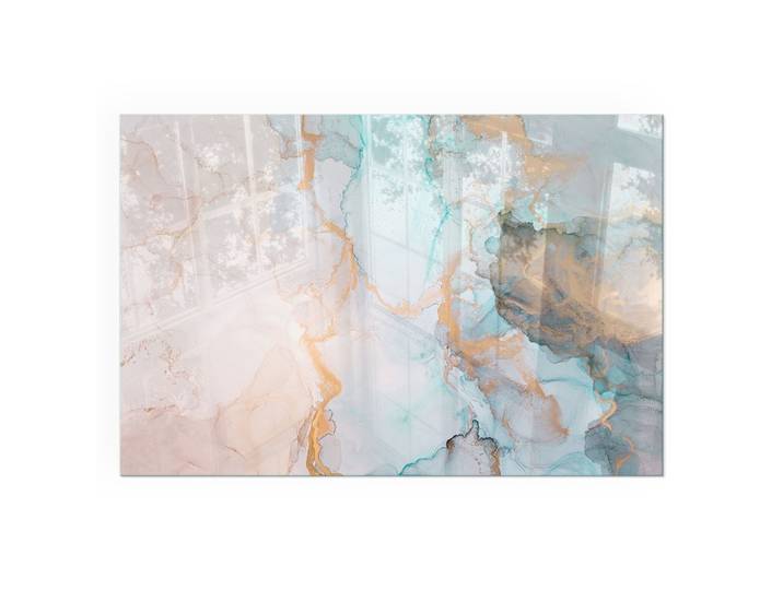 KAMINBODENPLATTE 120x80 cm - Abstraktes Fluidmuster