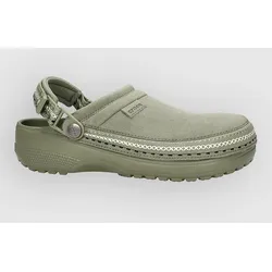 Crocs Cs Crafted Vegan Suede Stitch Sandalen cargo Gr. 4.0