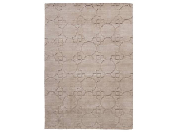 Tapis à poils courts Ganges 310 Beige 80 x 1 x 150cm Laine