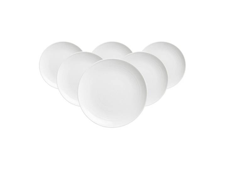 Ritzenhoff Breker Dessertteller Suomi Beige ø 20 cm 6er Set, Keramik, Rund, Geschirr, Teller