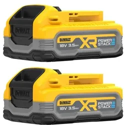 Dewalt Powerstack Ersatz-Akku 18 V / 3,5 Ah | 2er Set