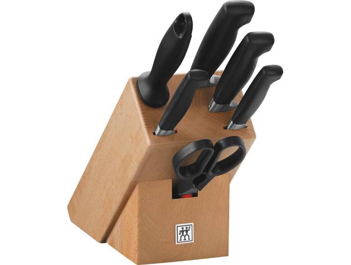 Zwilling Messerblock ****VIER STERNE (7tlg), Natur