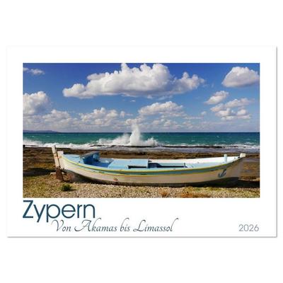 Zypern. Von Akamas bis Limassol (Wandkalender 2026 DIN A3 quer), CALVENDO Monatskalender