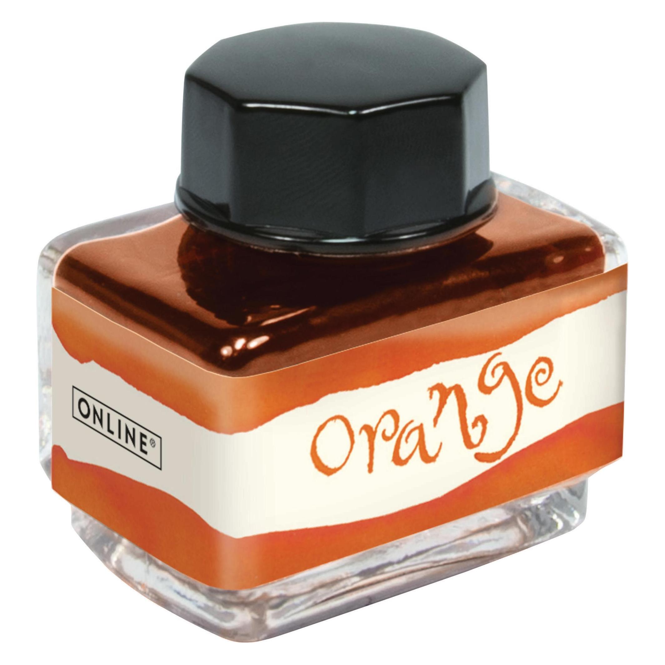 Online Tintenglas 15ml COLUR INSPIRATION (Orange, 1 Stk.) (17122/3)