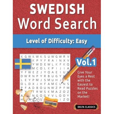 Swedish Word Search - Level Of Difficulty, Taschenbuch von Best Activity Books, Linguas Classics