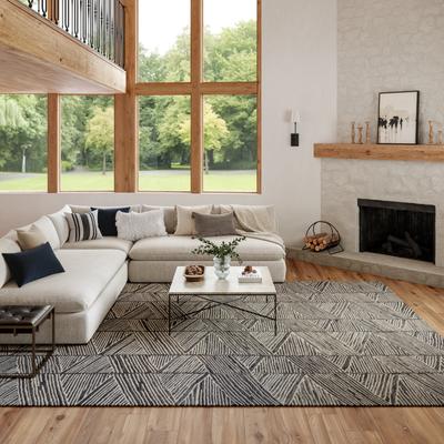 Nourison Vail Textured Rustic Farmhouse Area Rug
