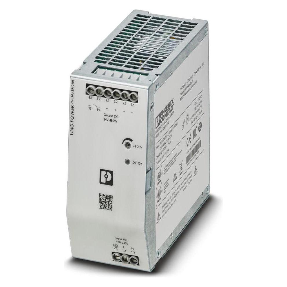 Phoenix 2910105 UNO2-PS/1AC/24DC/480W Stromversorgung (2910105)