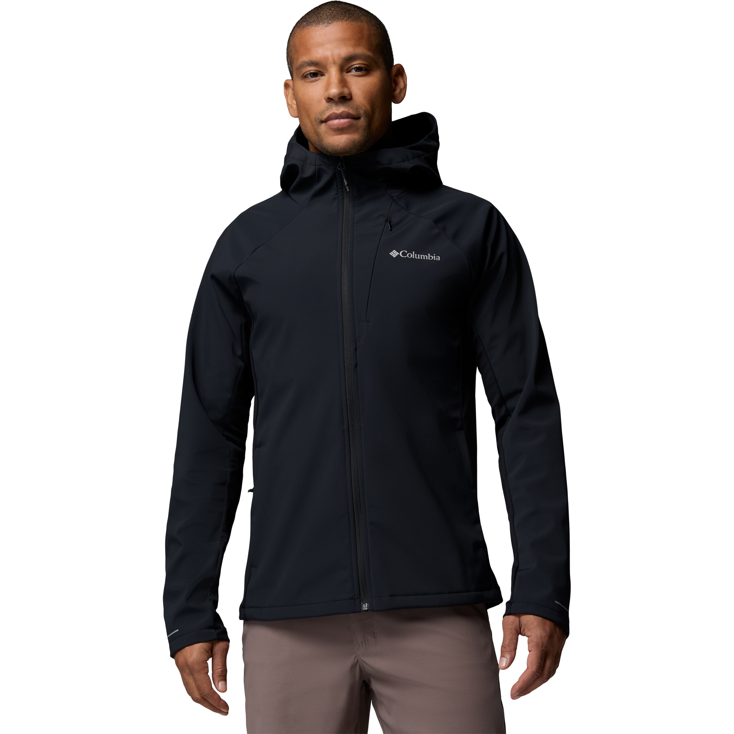 Columbia Trailborne Softshell Herren Softshelljacke schwarz Größe XL Camping Wasserabweisend