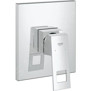 GROHE Duscharmatur Eurocube, 19898000, verchromt, mit Einhebelmischer, aus Messing, zur Unterputz-Montage