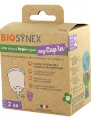 Biosynex My Cup in Coupe Hygiénique Taille 2 - Boîte 1 coupe hygiénique + 1 coupelle de nettoyage