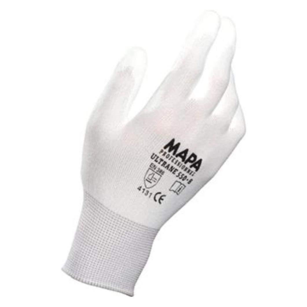 Mapa Professional Handschuhe 34550548 PU (Polyurethan) Weiss (8, 9) (34550548)