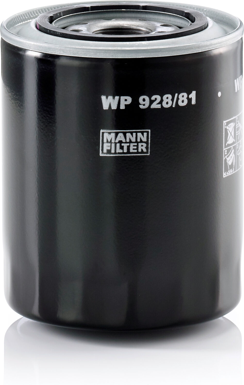 Mann-Filter Ölfilter Wp92881 Anschraubfilter 131mm Gewindemaßm26x1.5 Für Toyota Hyundai Mazda Mitsubishi Proton