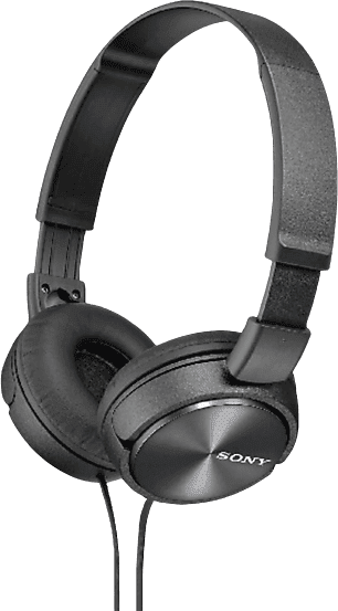 Auriculares - Sony MDR-ZX310, Hifi, 10Hz 24000Hz, 98dB, Cable de 1.2m, Almohadillas acolchadas, Negro