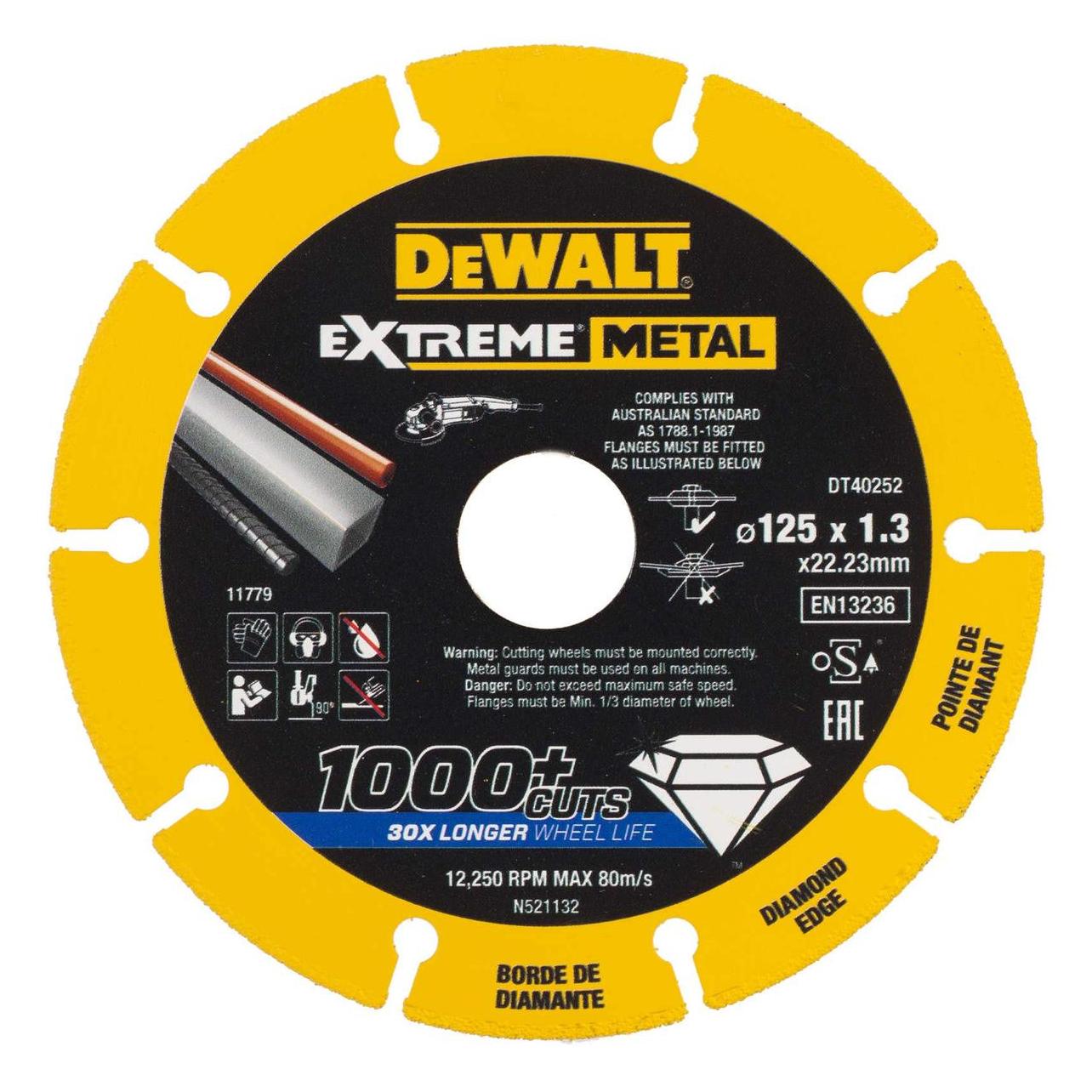 DeWalt TARCZA METAL 355x3,3x25,4mm DIAMENTOWA (DT40257-QZ)