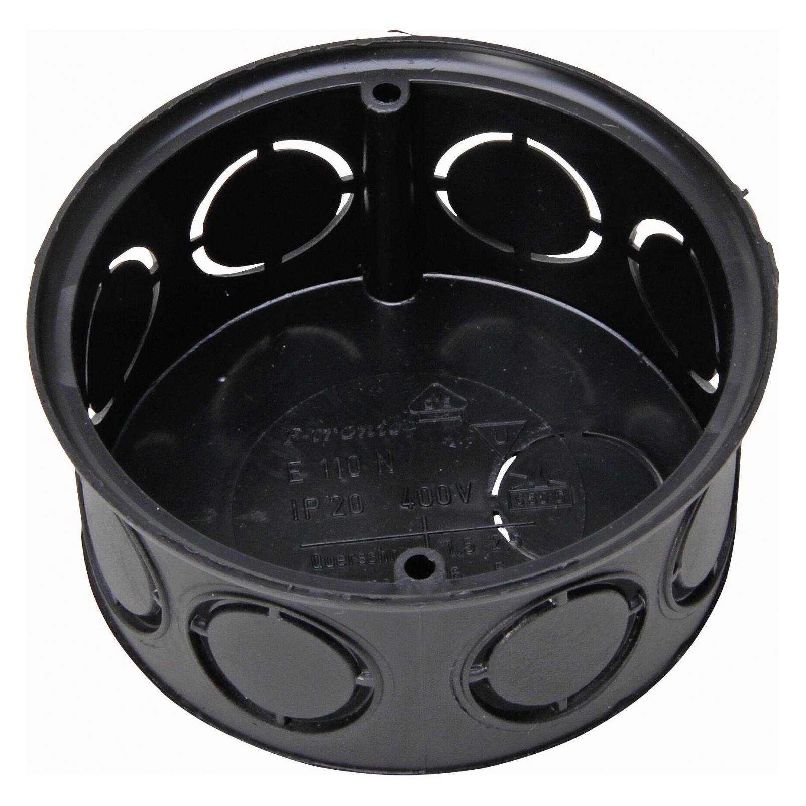 Kopp Abzweigdose, Isolierstoff, Dosentiefe: 36mm, Farbe: schwarz (340200003)