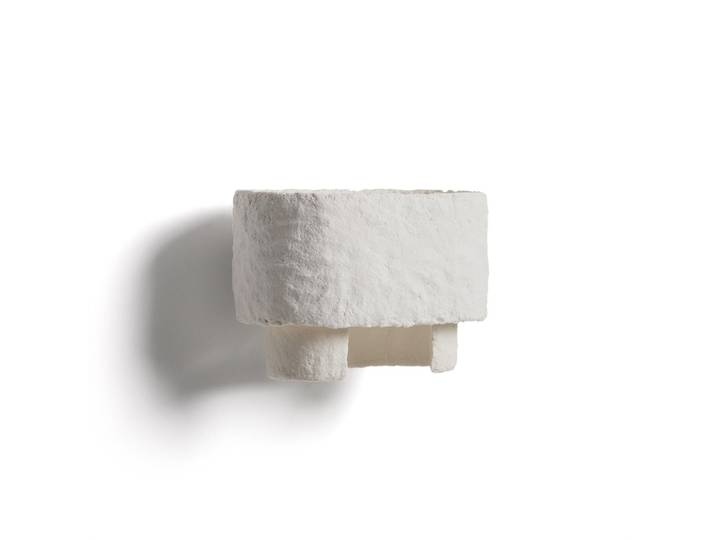 Kave Home Wandlamp Bedala Papier-maché - Wit