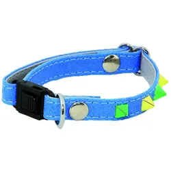 Alter Ego Italy Ledergeschirr für Katzen (One Size, Katze, Spazieren), Halsband + Leine