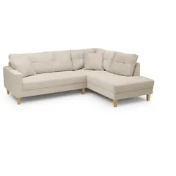 BOOOM Ecksofa Donna Cord Cream